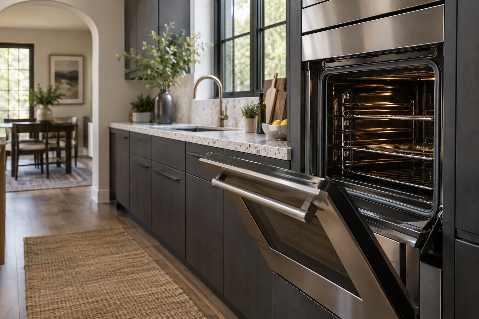 Illustrative Thermador oven in a residential kitchen — AI image for Sub-Zero Repair Riverside